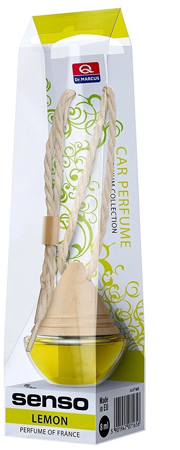 Ароматизатор  DR. MARCUS Wood Lemon Лимон жидкий подвесной Польша 8мл