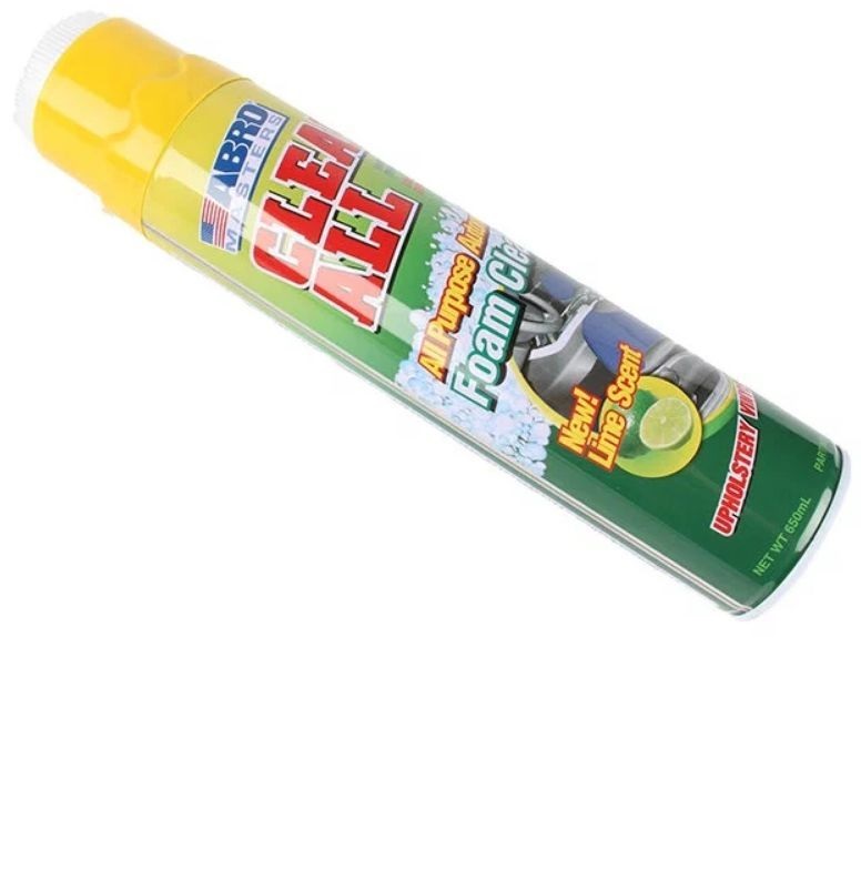 Очиститель обивки ABRO пенный Лайм 650мл аэрозоль FC-650